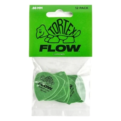 Afbeelding van Jim Dunlop Flow Plectrum Tortex 0.88 mm 12 pack