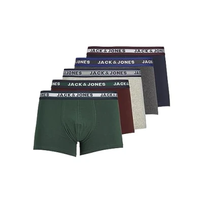 Image de JACK &amp; JONES Boxers Pack de 5 Dark Grey Melange XL