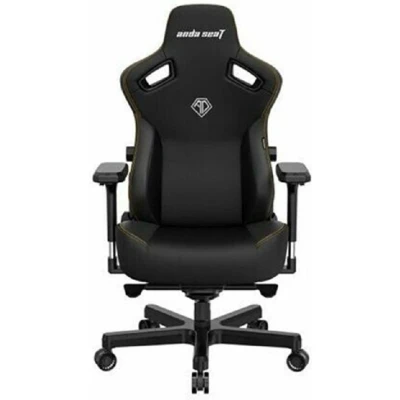Afbeelding van Andaseat Kaiser 3 L gaming stoel chair gamestoel ergonomische bureaustoelen voor volwassenen nek en rug steun verstelbaar comfort kras vlek bestendig extra sterk stalen frame constructie hoogwaardige schuimvulling zwart