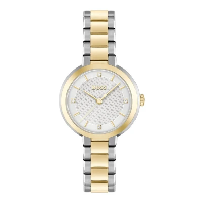 Afbeelding van HUGO BOSS dames Sena horloge HB1502761 in de kleur Zilver