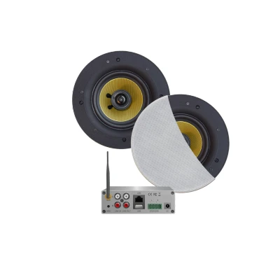 Afbeelding van Wifi Audiosysteem incl Zumba speakers wit 70 WATT