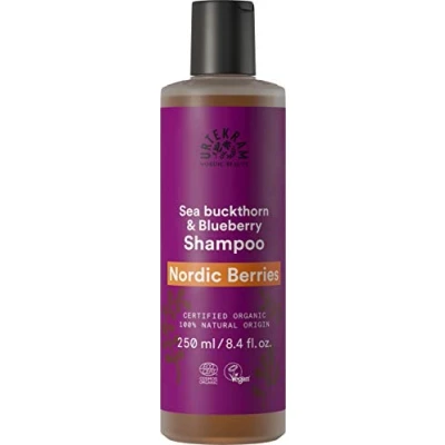 Afbeelding van Urtekram Shampoo Noordse bessen normaal haar 250 ml, veganistisch, biologisch, herstellend, natuurlijk