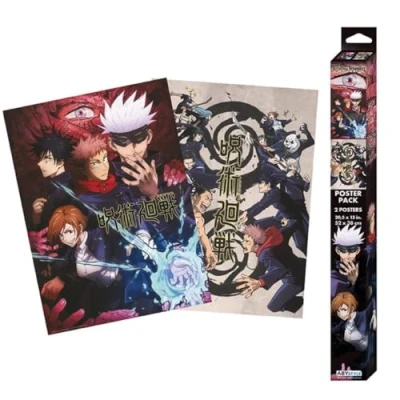 Afbeelding van ABYstyle Jujutsu Kaisen 2 Chibi Poster Set Group &amp; Schools (Diversen) Nieuw