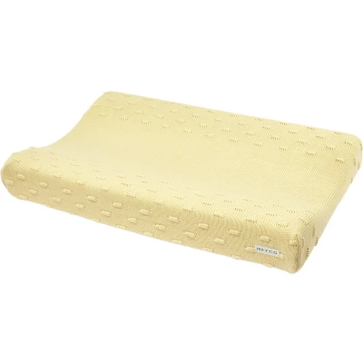 Afbeelding van Meyco Waskussenhoes Knots Soft Yellow