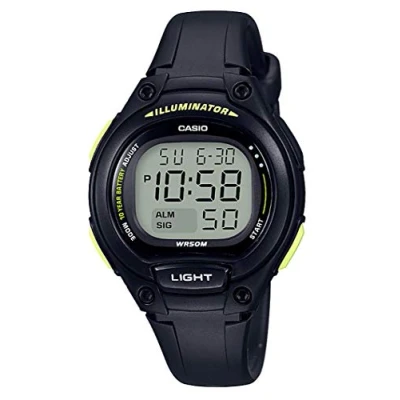 Afbeelding van Casio Collection LW 203 1BVEF Unisex Horloge 35 mm Zwart