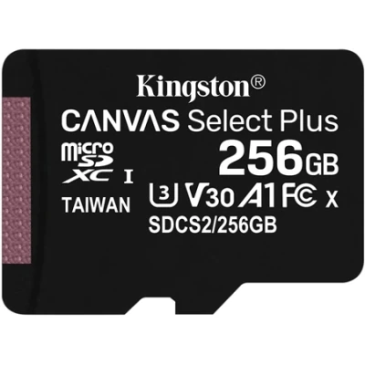 Afbeelding van Kingston Canvas Select Plus microSDXC 256GB + SD adapter