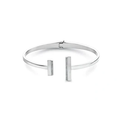 Afbeelding van Calvin Klein CJ35000160 Dames Armband Bangle Sieraad Staal Zilverkleurig 8 mm breed 61 lang