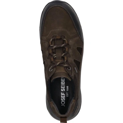 Afbeelding van Josef Seibel LEROY 50 CasualHeren sneakersHeren veterschoenVrije tijdsschoenen Kleur: Bruin Maat: 43