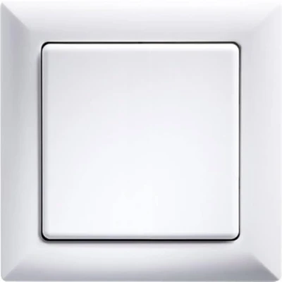 Afbeelding van Eltako 30000185 Frame 1 voudig Wit (glanzend)