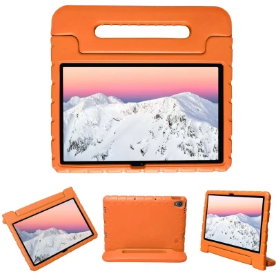 Afbeelding van iMoshion Tablet Hoes Kinderen Geschikt voor Lenovo Tab P11 Plus / Kidsproof Backcover met handvat Oranje