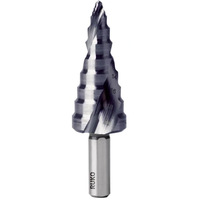 Afbeelding van RUKO 101651P Getrapte boor 1 stuks 6 20 mm HSS Gezamenlijke lengte 70 stuk(s)