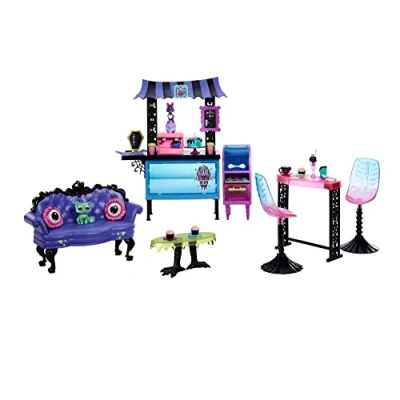Image de La Cafeteria Des Goules Monster High HHK65 Poupée Mannequin
