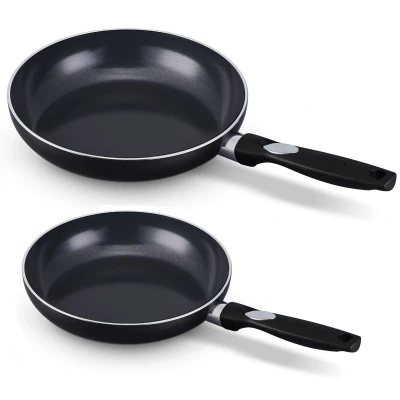 Afbeelding van Beka Koekenpannenset Pro Induc Ø 24 &amp; 28 cm Keramische Anti aanbaklaag 2 Delig Voor alle warmtebronnen PFAS vrij