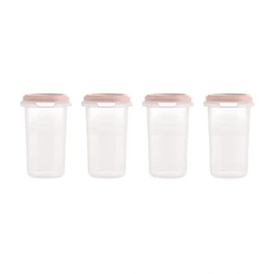 Afbeelding van Miniland set van 4 Hermisized snoepjes 330 ml luchtdichte schaal (330 ml), veilig, bestendig en vaatwasmachinebestendig, magnetron vriezerbestendig. Dolce Collection.
