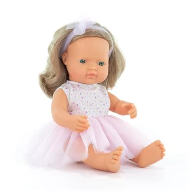 Afbeelding van MINILAND Pop Europees Meisje 38cm.