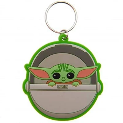 Afbeelding van Disney Star Wars The Mandalorian Child Baby Yoda Groku Sleutelhanger Keychain