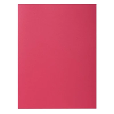 Afbeelding van Exacompta Ref. 210016E 100 stuks Rock&#039;s hardmappen 210 g/m² in krachtige kleuren PEFC gecertificeerd afmetingen 24 x 32 cm voor DIN A4 kleur framboos