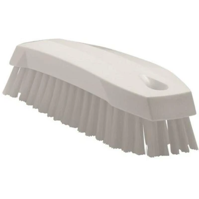 Image de VIKAN 35875 brosse à main M, 165 mm, polyester, moyen, blanc 3587/5