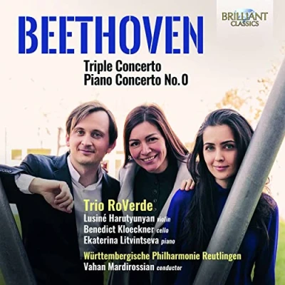Afbeelding van Ekaterina Litvintseva Beethoven: Triple Concerto &amp; Piano No.0 (CD)