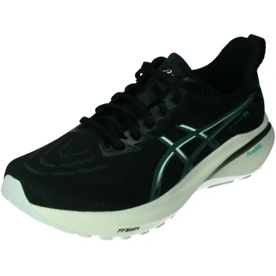 Afbeelding van Asics GT2000 13 Hardloopschoenen voor op de weg, Heren, Maat: 42, Black/wave teal Textiel/ synthetisch