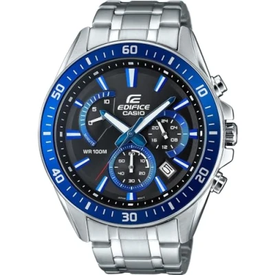 Afbeelding van Casio Edifice EFR 552D 2AVUEF Horloge Staal Zilverkleurig Ø 45 mm