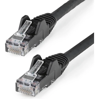 Afbeelding van Stevige UTP netwerkkabel categorie 6 Startech N6LPATCH15MBK Zwart 15 m