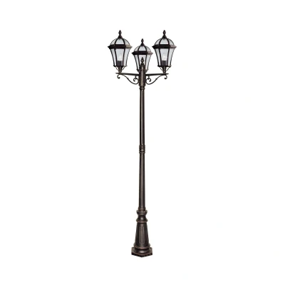 Afbeelding van Searchlight Capri Lantaarnpalen Ø 68 X 235 Cm IP23 Rustiek Bruin