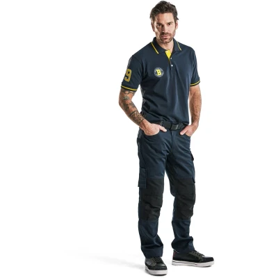 Afbeelding van Blaklader werkbroek 1495 1330 marineblauw/zwart mt C50