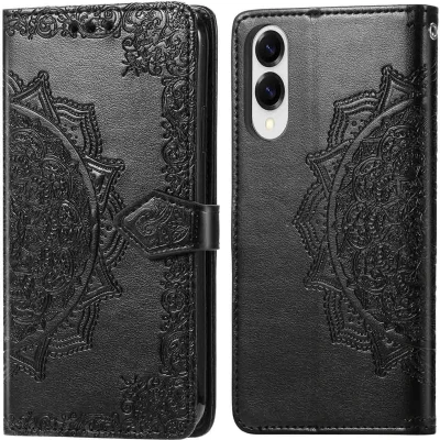 Afbeelding van imoshion Mandala Bookcase voor de Samsung Galaxy S25 Edge Zwart