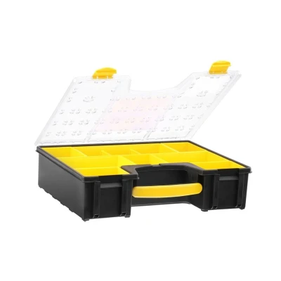 Afbeelding van Stanley Pro Organizer, 8 vaks, Geel/zwart Gereedschap