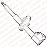 Afbeelding van DELPHI DG7910 Schokdemper Vooras Gasdruk Dubbelpijp Veerpoot FORD: FIESTA 3