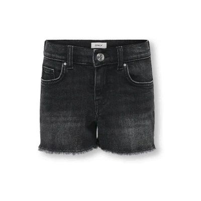 Afbeelding van KIDS ONLY Short Robyn Vintage Denim Zwart 128