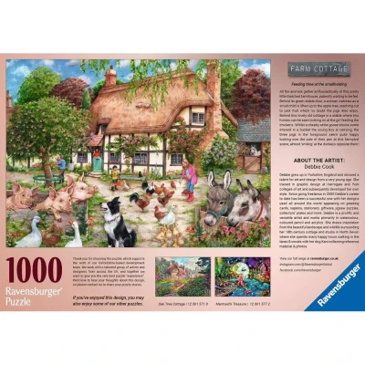Afbeelding van Puzzel 1000st Farm Cottage