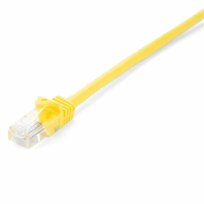 Image de V7 Cordon de raccordement RJ 45 (M) pour 50 cm UTP CAT 6 moulé sans crochet jaune
