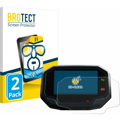 Afbeelding van BROTECT Screenprotector voor Kawasaki Z900 2020 2021 Folie Beschermfolie transparant (2 Stuks)