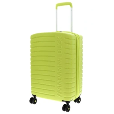 Afbeelding van MANDARINA DUCK Flyduck Expandable Cabin Trolley Bergamotto Lichtgroen 55cm