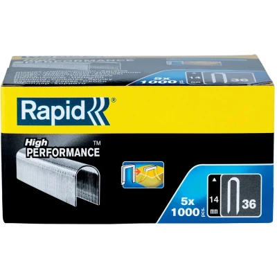 Afbeelding van Rapid kabelnieten 14mm type 36 gegalvaniseerd (Per 5000 stuks)