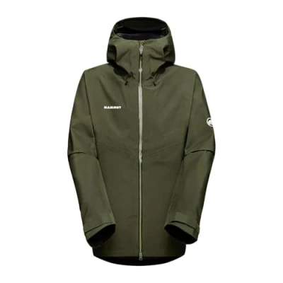 Afbeelding van Mammut Crater Hooded Outdoorjas, Heren, Maat: Small, Dark marsh