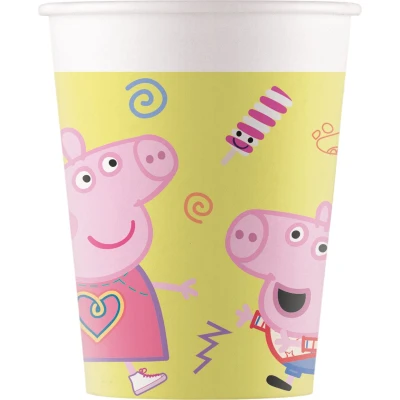 Afbeelding van Beker Peppa Pig 200 ml 8 stuks