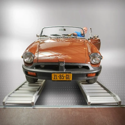 Afbeelding van Aluminium oprijplaten auto 300 cm (2 stuks)