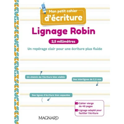 Image de Mon petit Cahier d’écriture Lignage Robin 2,5 mm (2023)