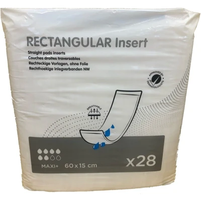 Afbeelding van ID Rectangular Insert Maxi+ 15 x 60 cm 1 pak van 28 stuks