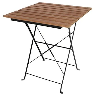 Afbeelding van Bolero vierkante imitatiehouten tafel 60cm