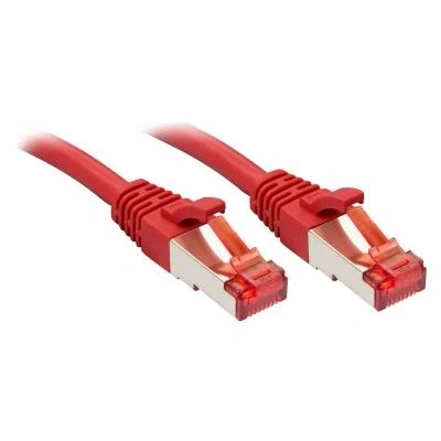 Image de Câble réseau Cat.6 S/FTP, cuivre, 250MHz, rouge, 15m