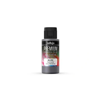 Afbeelding van Vallejo : Premium airbrush verf 60 ml: metallic metaal van Acrylicos