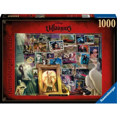 Afbeelding van Ravensburger puzzel Villainous Cruella de Vil Legpuzzel 1000 stukjes