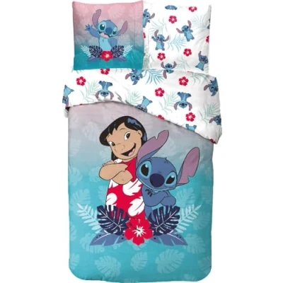 Afbeelding van Disney Lilo &amp; Stitch Dekbedovertrek 140x200 Cm 100% Katoen Eenpersoons