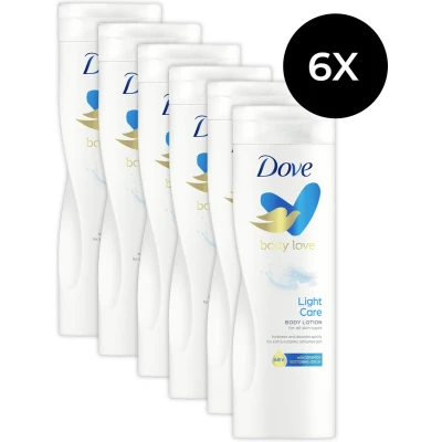 Afbeelding van Dove Body Love Light Care Lotion 400 ml (6 stuks)