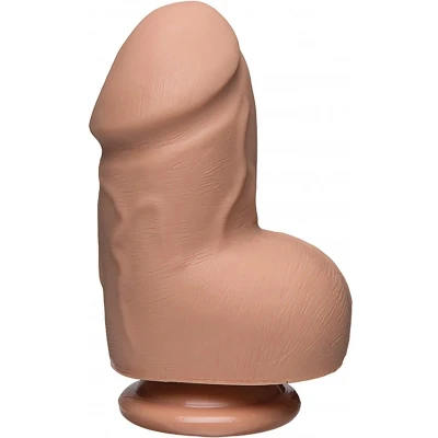 Afbeelding van Doc Johnson Fat D Realistische ULTRASKYN Dildo met Ballen 15 cm tan