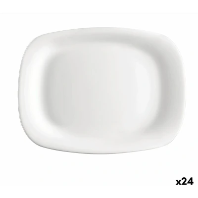 Afbeelding van Serveerschaal Bormioli Rocco Parma Rechthoekig Wit Glas 20 x 28 cm (24 Stuks)